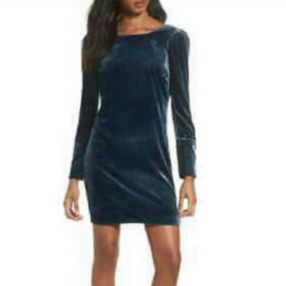 Charles Henry Velvet Pearl Sheath Dress XS - Picture 2 of 16